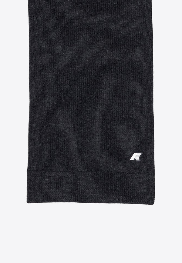 K-Way Kids Boys Etienne Wool Scarf Black K5128RWWO/P_KWAY-AZ3