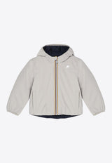 K-Way Kids Boys Jack Reversible Zip-Up Jacket Beige K5128VW-ANY/P_KWAY-ATC