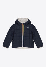 K-Way Kids Boys Jack Reversible Zip-Up Jacket Beige K5128VW-ANY/P_KWAY-ATC