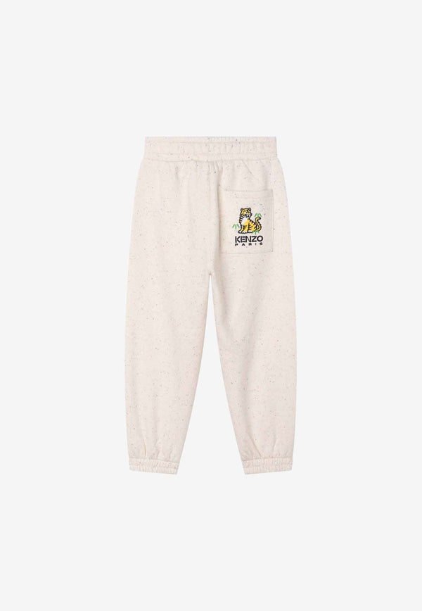 Kenzo Kids Boys Elasticated-Waistband Track Pants K54014-BCO/N_KENZO-22C