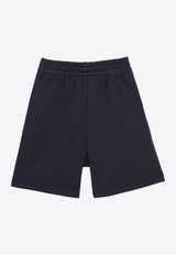 Kenzo Kids Boys Logo Print Track Shorts Blue K60318-ACO/O_KENZO-84A