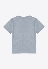 Kenzo Kids Boys Printed Logo T-shirt Gray K60741-BCO/P_KENZO-A29