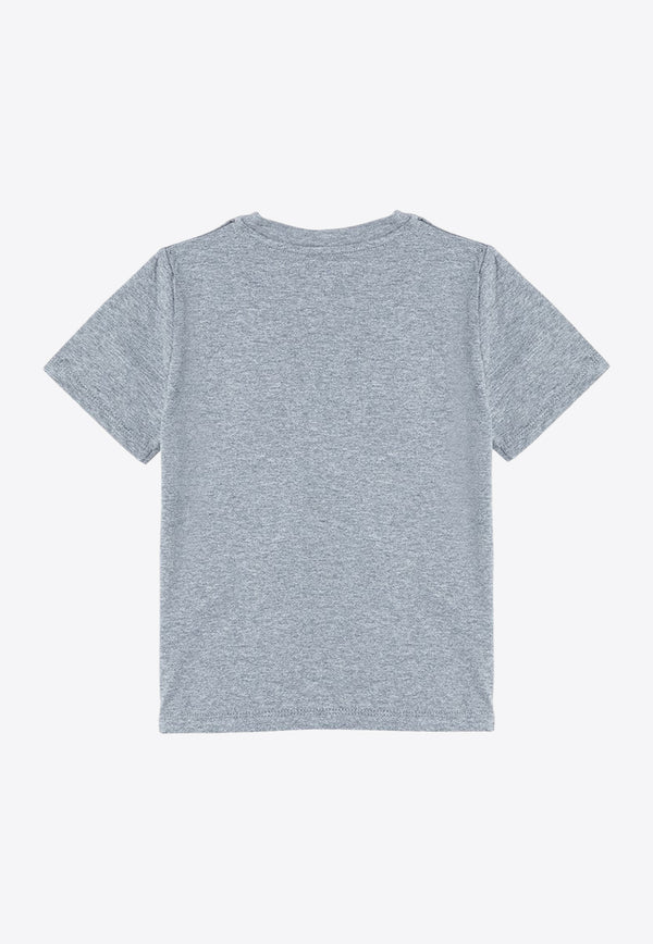 Kenzo Kids Boys Printed Logo T-shirt Gray K60741-BCO/P_KENZO-A29