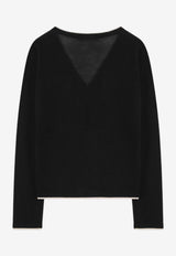 S Max Mara Contrast-Trims Wool Cardigan KENYAWO/Q_MAXS-009