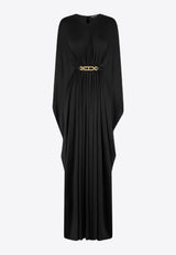 Tom Ford Satin Belted Kaftan KFJ015-JEX106 LB999 Black