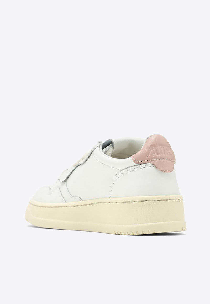 Autry Kids Boys Low-Top Leather Sneakers White KULKLL16/N_AUTRY-LL16