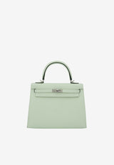 Hermès Kelly 25 Sellier in Vert Fizz Epsom Leather with Palladium Hardware