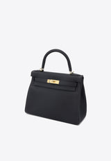 Hermès Kelly 28 in Black Togo Leather with Gold Hardware