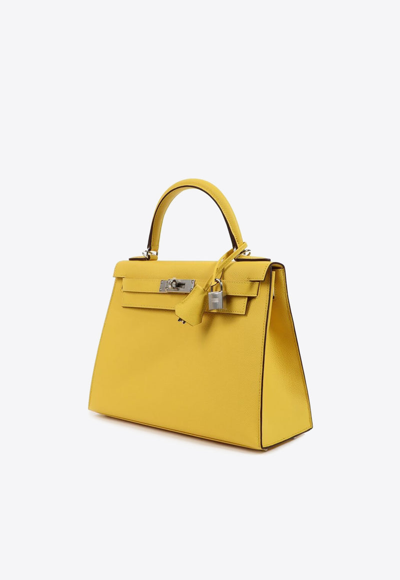 Hermès Kelly 28 in Jaune De Naples Epsom Leather with Palladium Hardware