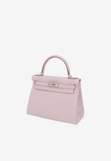 Hermès Kelly 28 in Mauve Pale Clemence Leather with Palladium Hardware