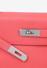 Hermès Kelly 28 in Rose Texas Togo Leather with Palladium Hardware