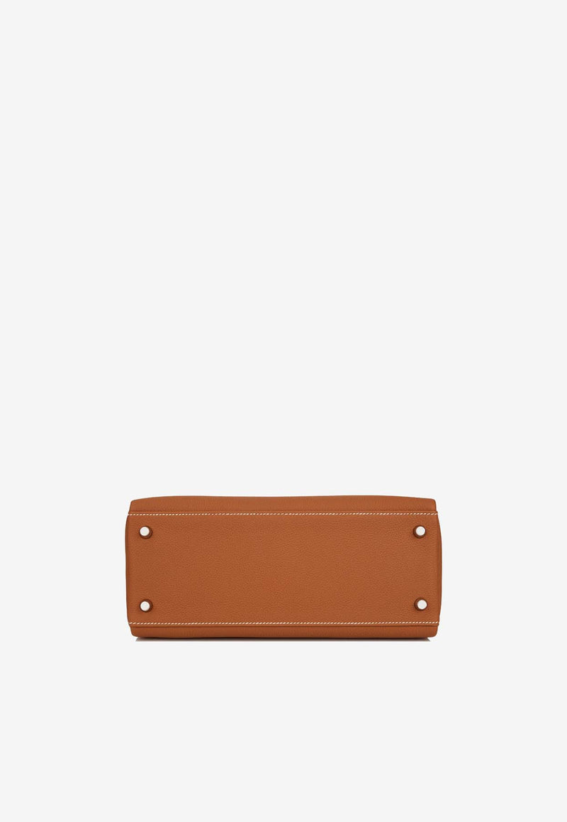 Hermès Kelly 28 in Gold Togo Leather with Palladium Hardware