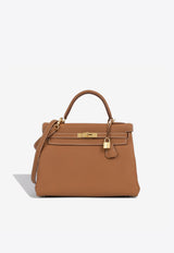 Hermès Kelly 32 in Gold Togo Leather with Gold Hardware