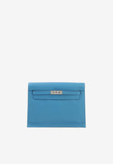 Hermès Kelly Danse in Bleu Zanzibar Evercolor Leather with Palladium Hardware