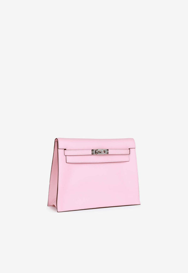 Hermès Kelly Danse in Rose Sakura Swift Leather with Palladium Hardware