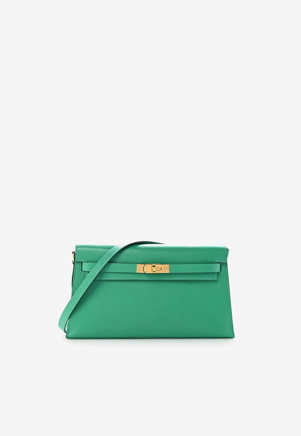 Hermès Kelly Elan in Menthe Chevre Chamkila Leather with Gold Hardware