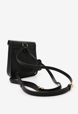 Hermès Kelly Jump Backpack in Black Swift Leather with Gold Hardware