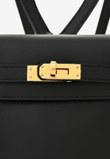 Hermès Kelly Jump Backpack in Black Swift Leather with Gold Hardware