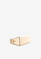 Hermès Kelly Pochette Clutch Bag in Nata Swift Leather with Gold Hardware