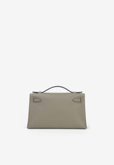 Hermès Kelly Pochette Clutch Bag in Beige Marfa Swift Leather with Gold Hardware KPCBBMSLGHW