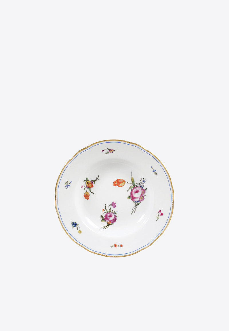 Ancienne M.Royale A La Reine Soup Plate White L003 / 23