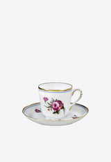 Ancienne M.Royale A La Reine Coffee Cup and Saucer White L003 / 79