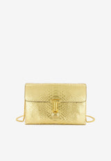 Tom Ford Snakeskin-Effect T-Logo Shoulder Bag L1735-LCL129X 1Y014