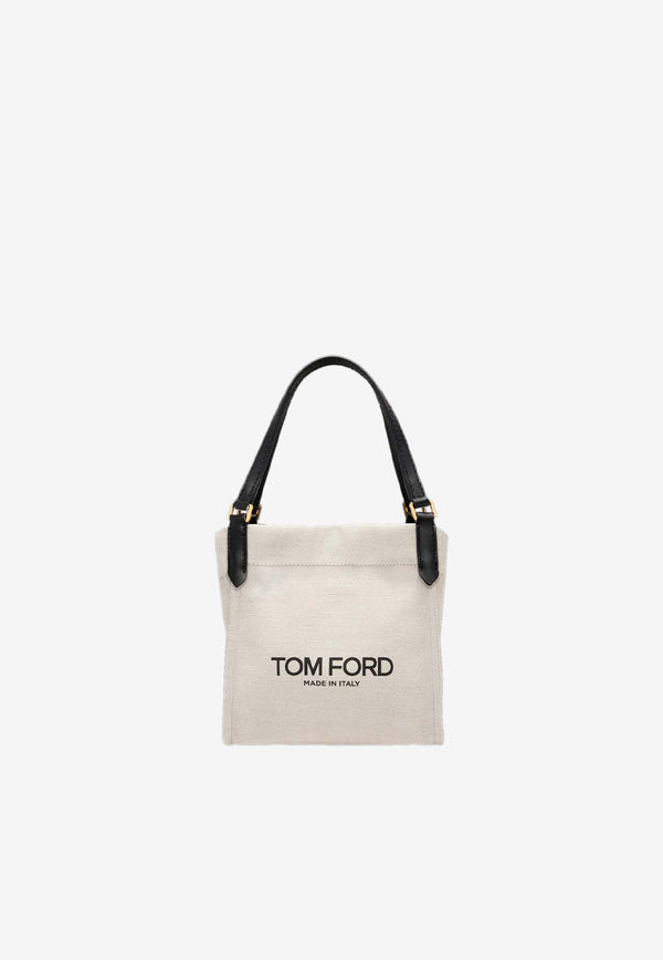 Tom Ford Medium Amalfie Logo-Printed Tote Bag L1774-ICN006G 3JN05