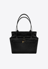 Tom Ford Medium Audrey Leather Tote Bag L1809-LCL429X 1N001 Black