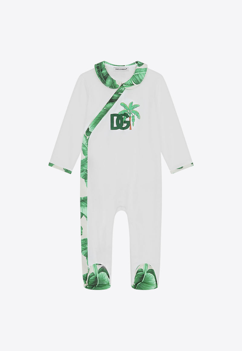 Dolce 
Gabbana Kids Baby Boys Banana Tree Print 3-Piece Gift Set L1JO6R G7K8M S9000 White