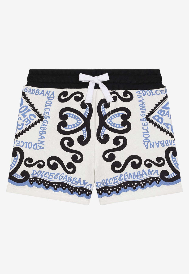 Dolce 
Gabbana Kids Baby Boys Marina-Printed Shorts L1JQR0 G7L0X HC4XR