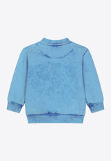 Dolce 
Gabbana Kids Baby Boys Printed Sweatshirt L1JWDO G7L6O S9000 Blue