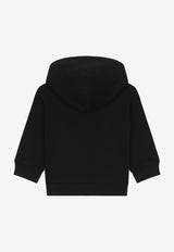 Dolce 
Gabbana Kids Baby Boys Logo Zipped Hoodie L1JWJP G7KU9 N0000 Black