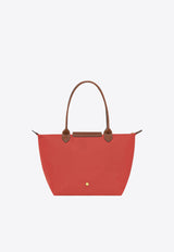 Longchamp Medium Le Pliage Tote Bag Red L2605089_P94