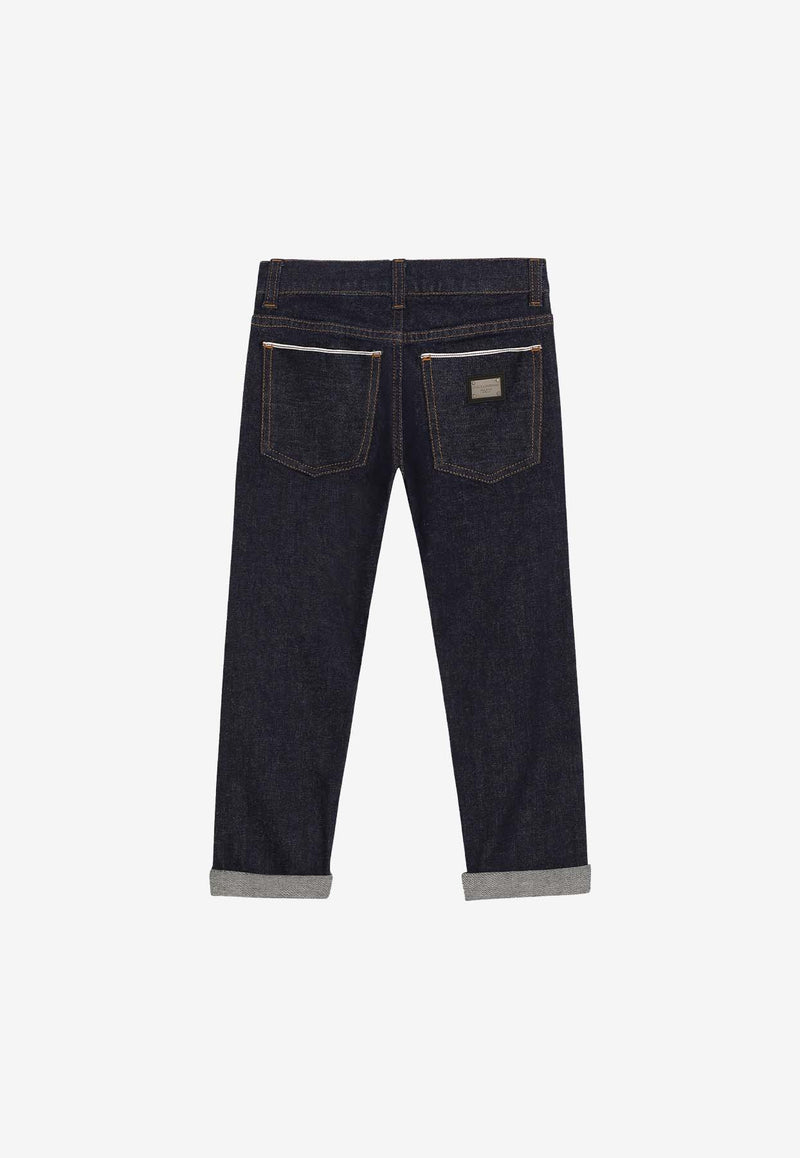 Dolce 
Gabbana Kids Boys Basic Five-Pocket Jeans L42F59 LDB95 S9000