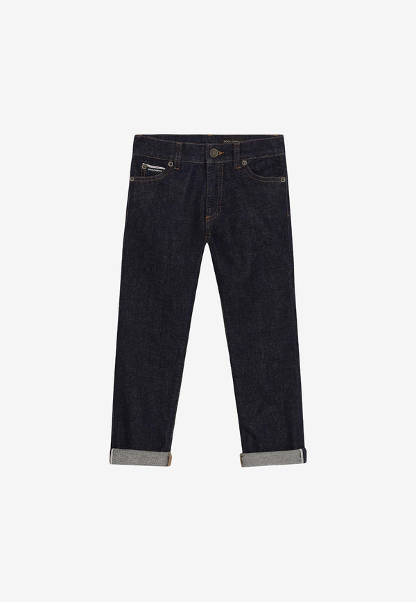 Dolce 
Gabbana Kids Boys Basic Five-Pocket Jeans L42F59 LDB95 S9000