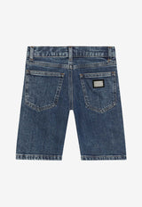 Dolce 
Gabbana Kids Boys Denim Shorts L42Q37 LDC27 B0013 Blue