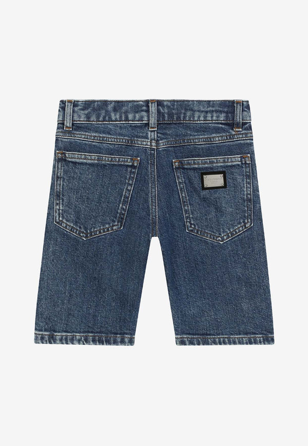 Dolce 
Gabbana Kids Boys Denim Shorts L42Q37 LDC27 B0013 Blue