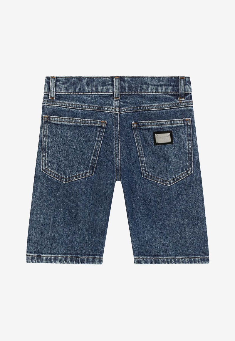 Dolce 
Gabbana Kids Boys Denim Shorts L42Q37 LDC27 B0013 Blue