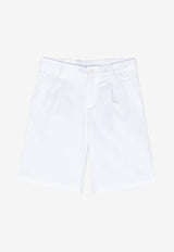 Dolce 
Gabbana Kids Boys Logo-Plaque Drawstring Shorts L43Q25 G7M4D W0800