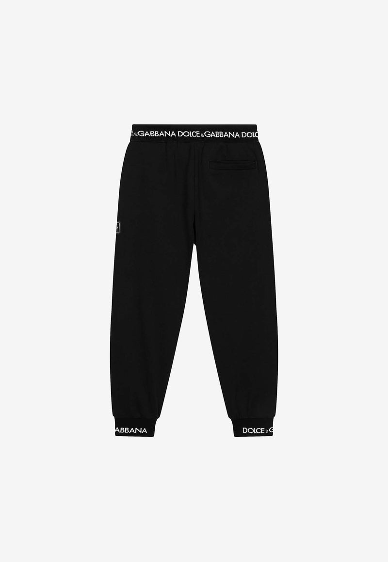 Dolce 
Gabbana Kids Boys Logo Track Pants L4JPFE G7M4G N0000 Black