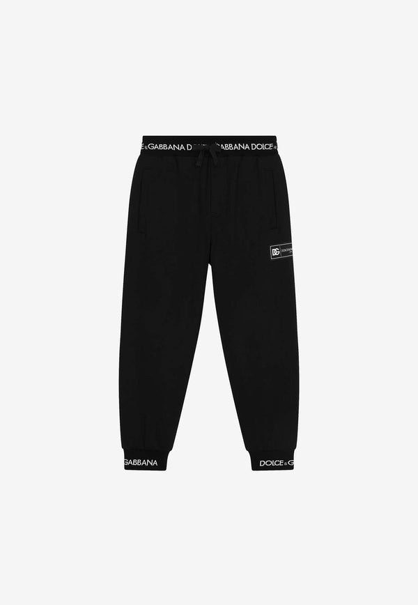 Dolce 
Gabbana Kids Boys Logo Track Pants L4JPFE G7M4G N0000 Black