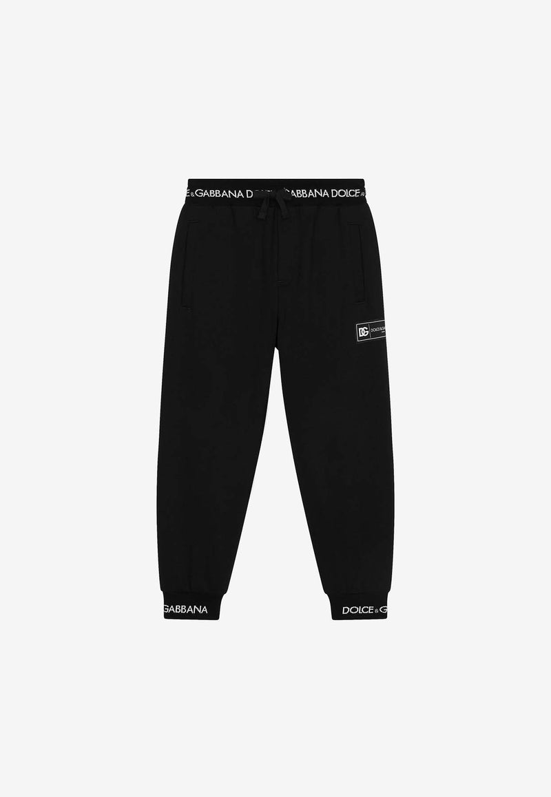 Dolce 
Gabbana Kids Boys Logo Track Pants L4JPFE G7M4G N0000 Black