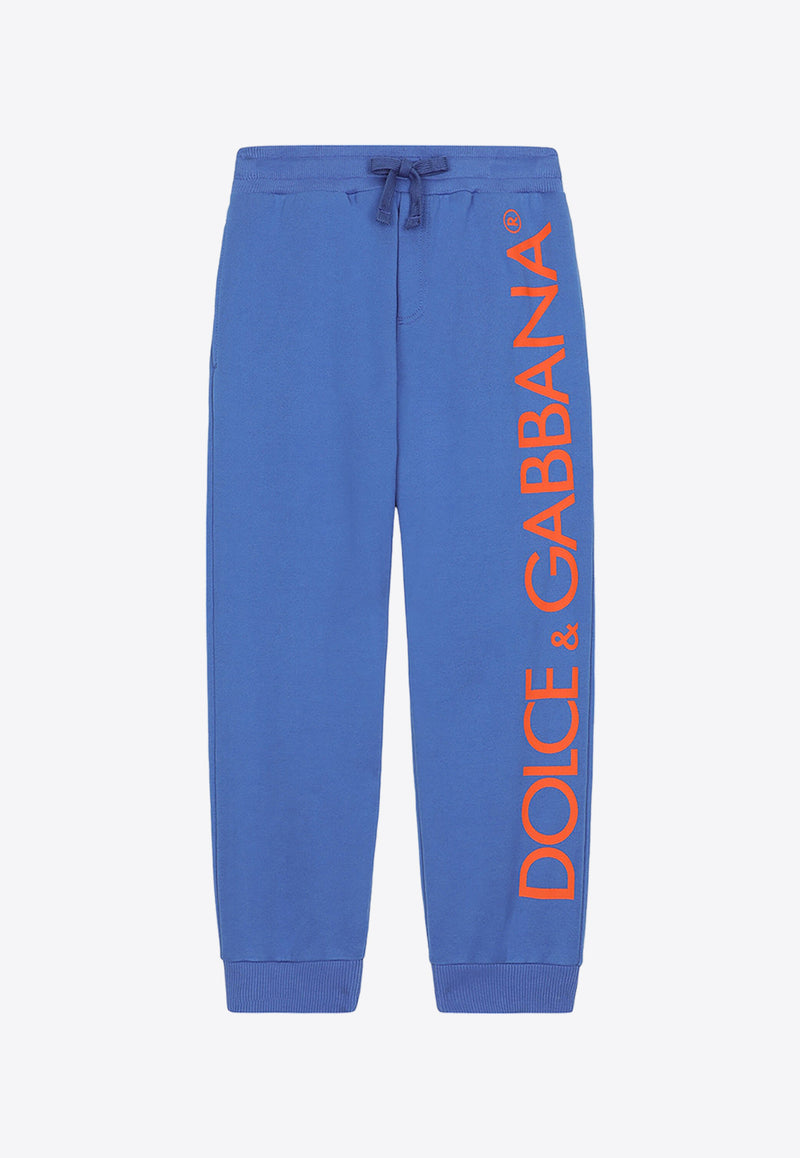 Dolce 
Gabbana Kids Boys Logo Track Pants L4JPIG G7IXP B0316 Blue