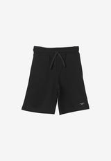 Dolce 
Gabbana Kids Boys Logo Track Shorts L4JQR1 G7M4R N0000 Black