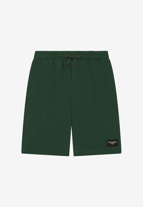 Dolce 
Gabbana Kids Boys Logo Track Shorts L4JQR1 G7M4R V0340 Green