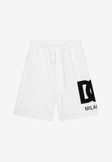 Dolce 
Gabbana Kids Boys DG Logo Shorts L4JQR4 G7L4N W0800 White