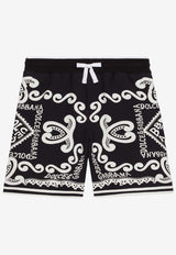 Dolce 
Gabbana Kids Boys Marina-Printed Drawstring Shorts L4JQS4 G7LP1 HB4XR