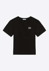 Dolce 
Gabbana Kids Boys Logo Tag T-shirt L4JT7T G7I2O N0000 Black