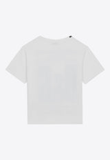 Dolce 
Gabbana Kids Boys Logo Print T-shirt L4JTEY G7L6P W0800 White